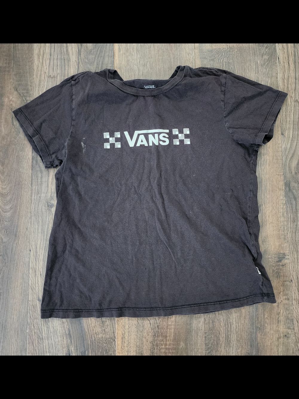 Vans Black Logo Graphic Short Sleeve Tee
